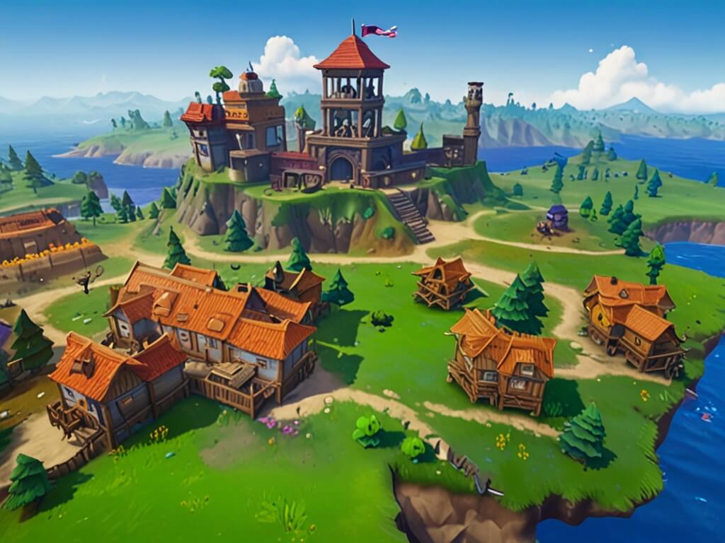 Battle Royale Mini Fortnite, it is created for a better visual.