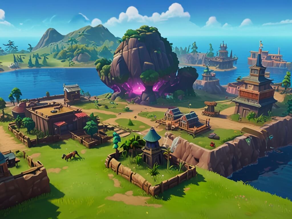 Self created for my visitors to engage them with their interest, fortnite map.