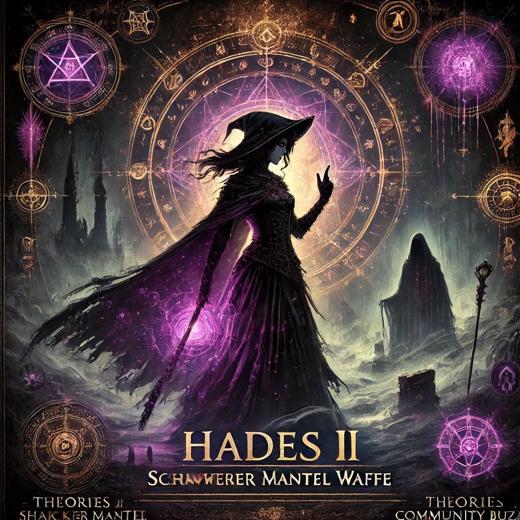 Hades II Schwarzer Mantel Waffe