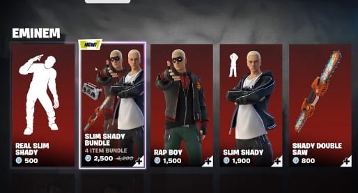 Eminem Fortnite all Skins