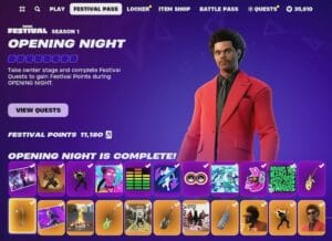 Weeknd Fortnite Skin