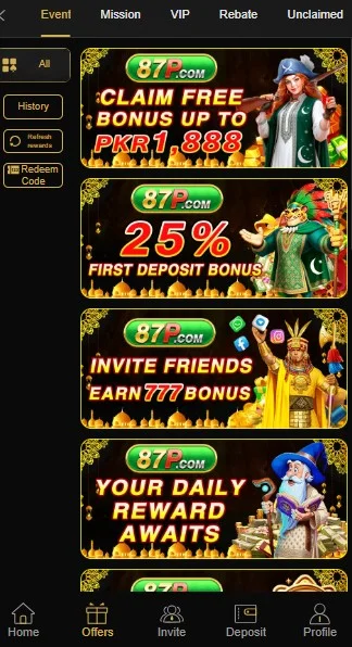87P bonuses-and-rewards