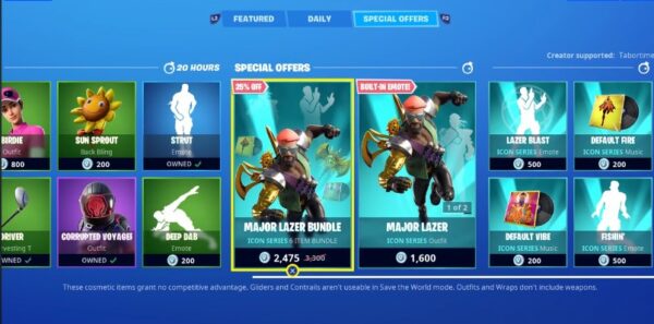 Major Lazer Fortnite Skin