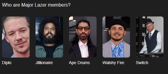 Major Lazer fortnite members